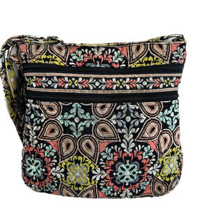 Vera Bradley Sierra Triple Zip Hipster Large Adjustable Strap Crossbody W/Wear